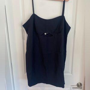 Mare Mare x Anthropologie cut-out shift mini dress in Navy, size 3X